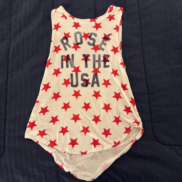 Grayson Threads Tops - Rosé in the USA Tank Top Size XS